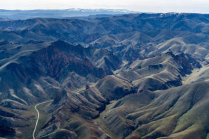 The Owyhee Canyonlands in Oregon have been called the state's version of the Grand Canyon, where Western sagebrush landscapes meet rock formations reminiscent of the Colorado Plateau. Credit: EcoFlight