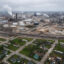 An aerial view of the ExxonMobil Baytown Complex in Houston. Credit: Mark Felix/The Washington Post via Getty Images
