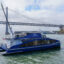 The MV Sea Change makes its first trip in the San Francisco Bay. Credit: San Francisco Bay Ferry
