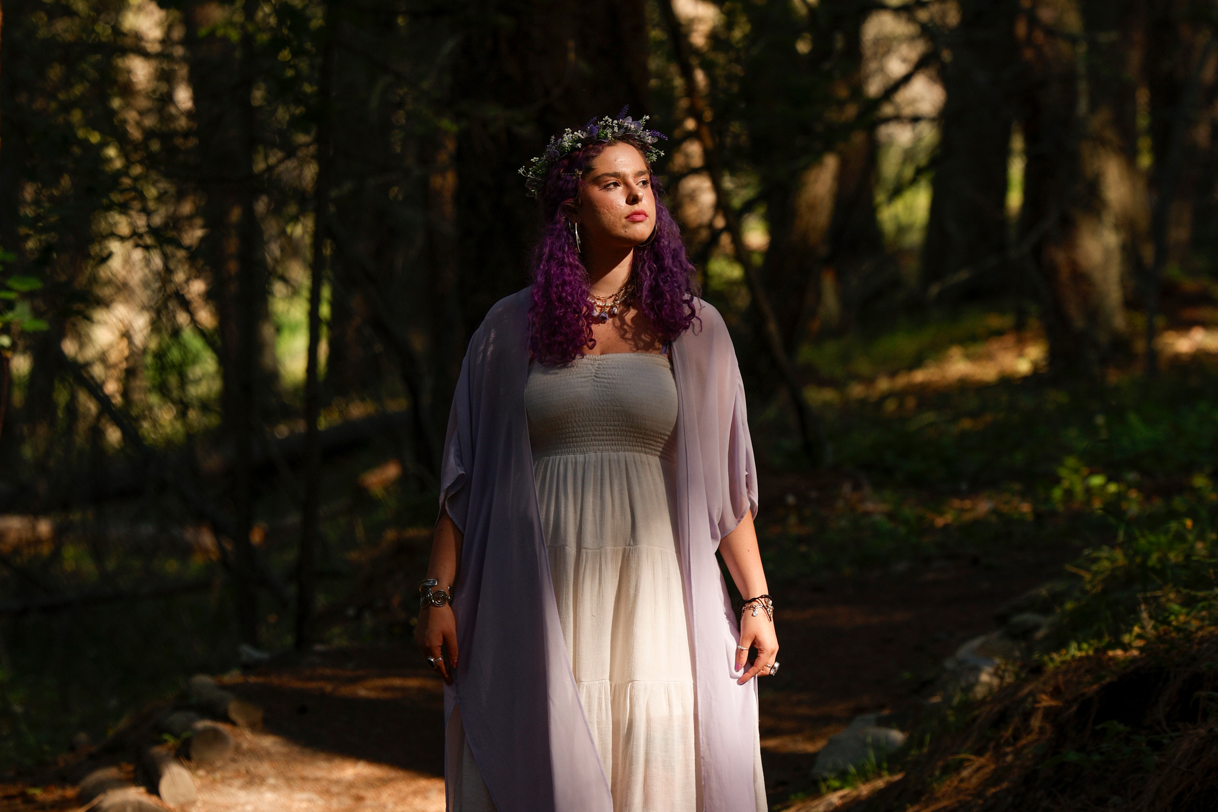 Olivia Vesovich, one of 16 youth plaintiffs in Held v. Montana, on her favorite hiking trail in Missoula, Montana in July 2023. Credit: Tailyr Irvine/The Washington Post via Getty Images.