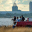 Fishermen try their luck from the Mobile Bay Causeway in south Alabama. Credit: Lee Hedgepeth/Inside Climate News