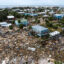 An aerial view of damaged houses after Hurricane Helene made landfall on Sept. 28 in Horseshoe Beach, Fla. Credit: Chandan Khanna/AFP via Getty Images