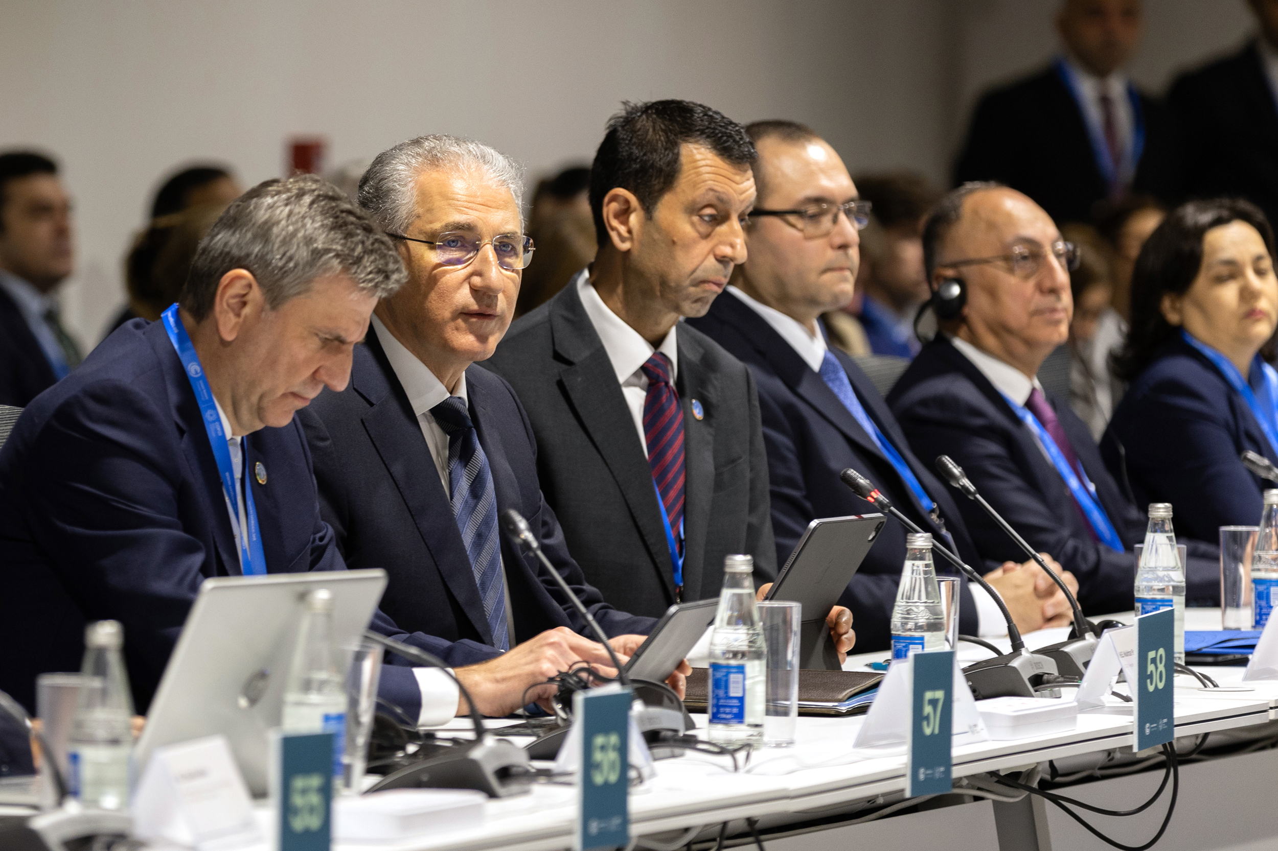 Mukhtar Babayev, COP29 president and Azerbaijan’s Minister of Ecology and Natural Resources, attends the launch of the Baku Harmoniya Climate Initiative for Farmers on Tuesday at the U.N. climate summit. Credit: U.N. Climate Change/Kiara Worth