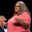 Lisa Lindsay addresses her neighbors in August 2024 during the first Oak Grove community meeting since the March explosion. Credit: Lee Hedgepeth/Inside Climate News