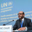 Ecuador Ambassador Luis Vayas Valdivieso speaks during the fourth session of the U.N. Intergovernmental Negotiating Committee (INC4) on April 23 in Ottawa, Canada. Credit: Dave Chan/AFP via Getty Images