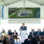Gov. JB Pritzker speaks during a news conference at the former U.S. Steel South Works site to discuss a massive quantum computing campus on Chicago’s South Side. Credit: Ashlee Rezin/Sun-Times file photo