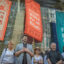 Demonstrators with GreenFaith gather as part of a global, multi-faith action called Faiths 4 Climate Justice outside of JPMorgan Chase headquarters in Manhattan on Sept. 14, 2023. Credit: Erik McGregor/LightRocket via Getty Images