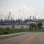 A view of the Golden Pass LNG Terminal construction site on June 7, 2023 in Sabine Pass near the Gulf Coast. Credit: Jon Shapley/Houston Chronicle via Getty Images