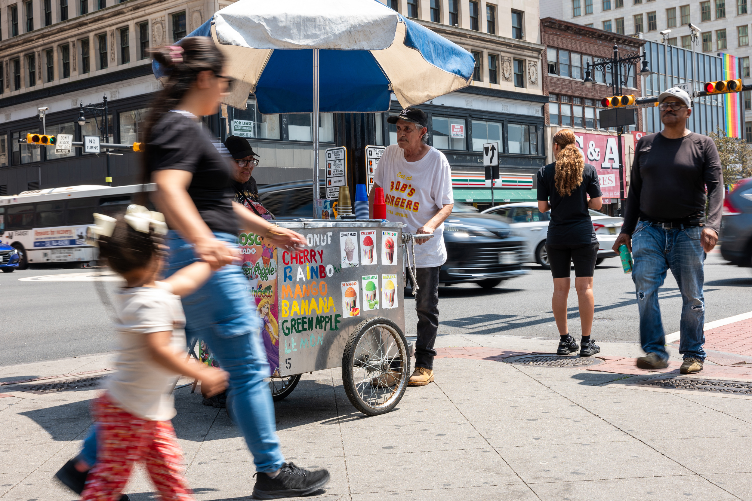 A vendor sells ice as people try to stay cool during a heatwave on June 19 in Newark, New Jersey. Credit: Spencer Platt/Getty Images