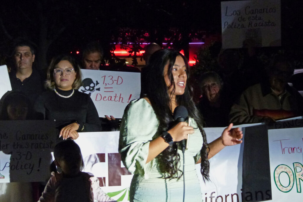 Rocio Ortiz, a freshman at Cal State Monterey Bay, started fighting to reduce pesticide use in her community after she started working in the strawberry fields as a Watsonville High School student. Credit: Liza Gross/Inside Climate News