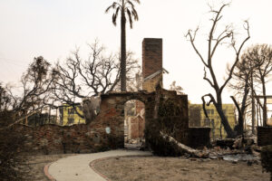 In Altadena, whole blocks were leveled by a fire that jumped street to street. Credit: Jireh Deng/Inside Climate News