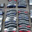 Workers prepare new Tesla cars for delivery at the company’s Fremont Factory in California on April 24, 2024. Credit: Justin Sullivan/Getty Images