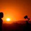 The sun sets on Sept. 5, 2024, in Los Angeles where temperatures hit 100 degrees Fahrenheit (38C). Credit: Frederic J. Brown/AFP via Getty Images