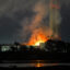 Flames and smoke rise from the Moss Landing Energy Storage Facility after a fire erupted on Jan. 16 in Monterey Bay, Calif. Credit: Tayfun Coskun/Anadolu via Getty Images