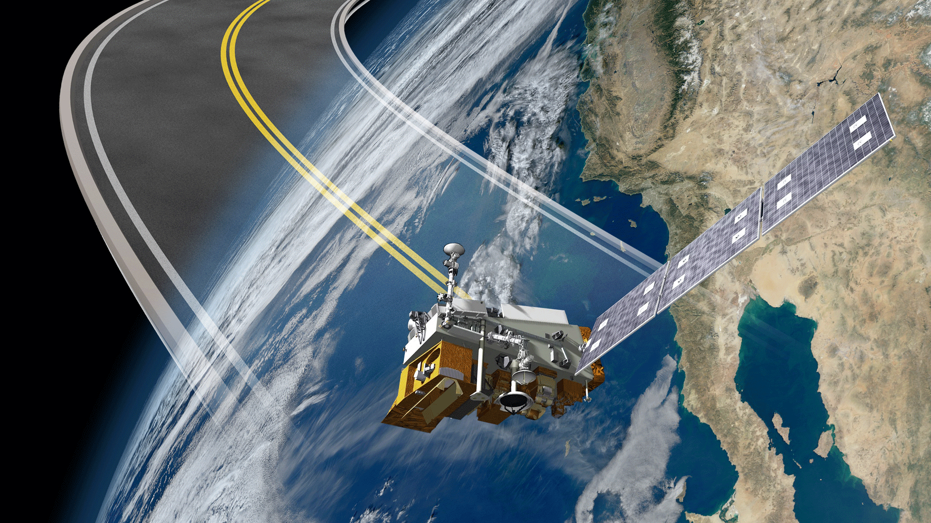 NASA and NOAA satellites provide detailed and real-time scientific evidence that human activities are changing the climate in dangerous ways, and the information is freely presented to the public via several popular websites. Credit: Artist's rendering/NOAA