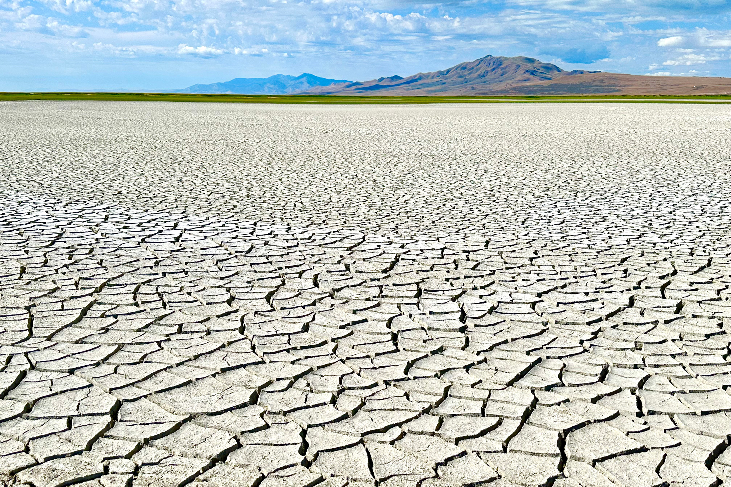 Climate change and the overconsumption of water from the rivers that feed into the Great Salt Lake have left the largest saline lake in the U.S. with 70 percent less water. The lake now covers just half the expanse it once did. Credit: Brian Richter/Sustainable Waters