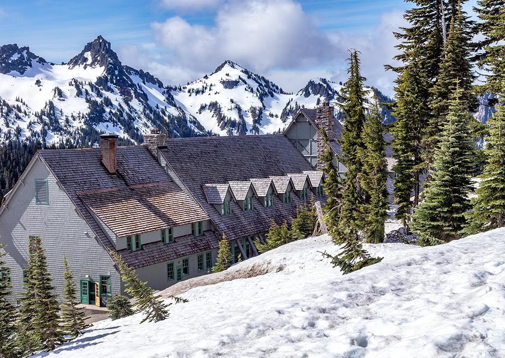 The Paradise Inn at Mount Rainier National Park will cost you more than $300 a night. Credit: Rebecca Latson/National Parks Traveler
