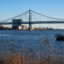 The Benjamin Franklin Bridge crosses the Delaware River in Philadelphia. Credit: Thomas Hengge/Anadolu Agency via Getty Images