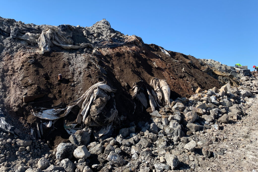 Photographs taken by government inspectors in October 2023 reveal what the Yukon landfill looks like behind the fenceline. Credit: Pennsylvania Department of Environmental Protection