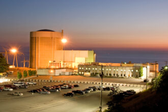 A view of the Palisades nuclear plant in Van Buren County, Mich. Credit: Holtec International