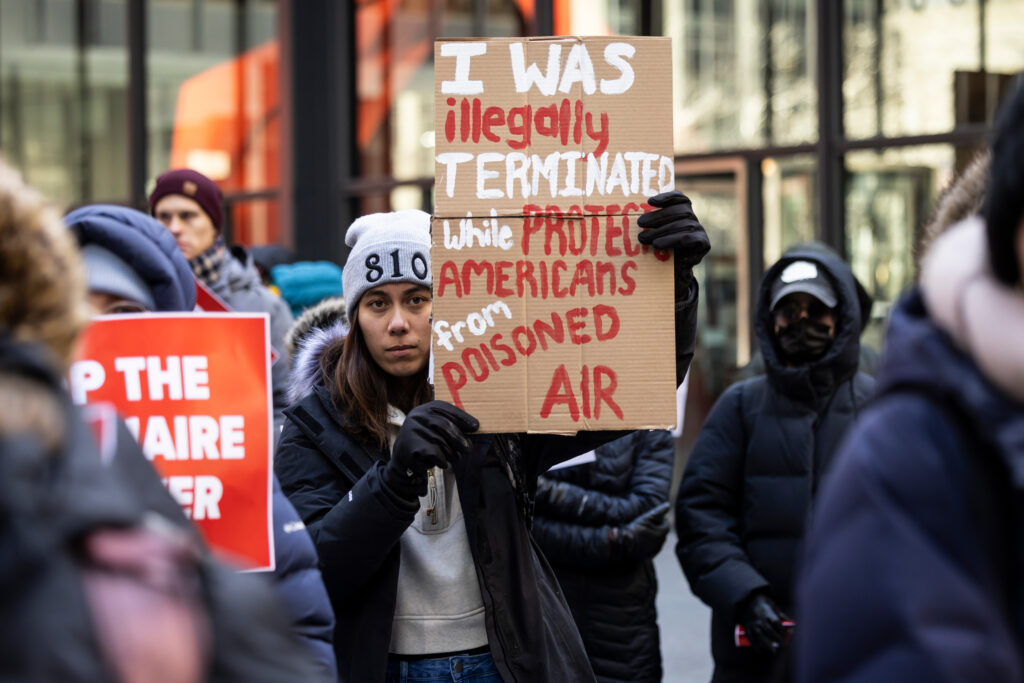 Nicole Smith started work as a scientist for the EPA in Chicago at the end December but lost her job Friday because she lacked protections as a probationary employee. Credit: Ashlee Rezin/Sun-Times