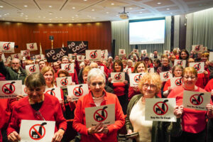 Naperville residents urged their City Council at a recent meeting to seek new providers of power after learning that 80 percent of the electricity for the city is sourced from coal plants. Credit: Courtesy of Hunter Byington