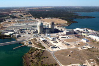 An aerial view of the Comanche Peak Nuclear Power Plant near Fort Worth, Texas. Credit: Nuclear Regulatory Commission
