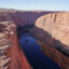An aerial view of the Colorado River near the Glen Canyon Dam in Page, Ariz., as drought conditions affect the Southwest on June 18, 2024. Credit: Bryan R. Smith/AFP via Getty Images