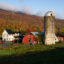 A farm is surrounded by the forest of Elmore State Park on Oct. 5, 2024, in Lake Elmore, Vt. Credit: Craig T. Fruchtman/Getty Images