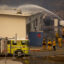 Firefighters put out a hot spot on Palisades Charter High School as multiple wildfires spread throughout Los Angeles on Jan. 7. Credit: Genaro Molina/Los Angeles Times via Getty Images