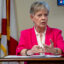 Kathy Love, the Alabama Surface Mining Commission director, speaks at the agency’s meeting on Thursday in Jasper, Ala. Photo credit: Lee Hedgepeth/Inside Climate News