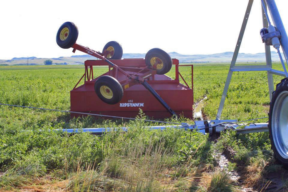 The aftermath of a 2013 tornado that damaged Mark Fix’s ranch near Miles City, Mont.