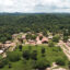 An aerial view of a village in the Chiquitania region of Bolivia on Feb. 12. Credit: Rodrigo Urzagasti/AFP via Getty Images