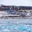 Melting ice is seen in the bay of Nuuk, Greenland, on March 10. Credit: Odd Andersen/AFP via Getty Images