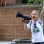 Carolyn Hindle, a student at Virginia Commonwealth University, leads a chant at an Earth Day rally on Tuesday in Richmond, Va. Credit: Charles Paullin/Inside Climate News