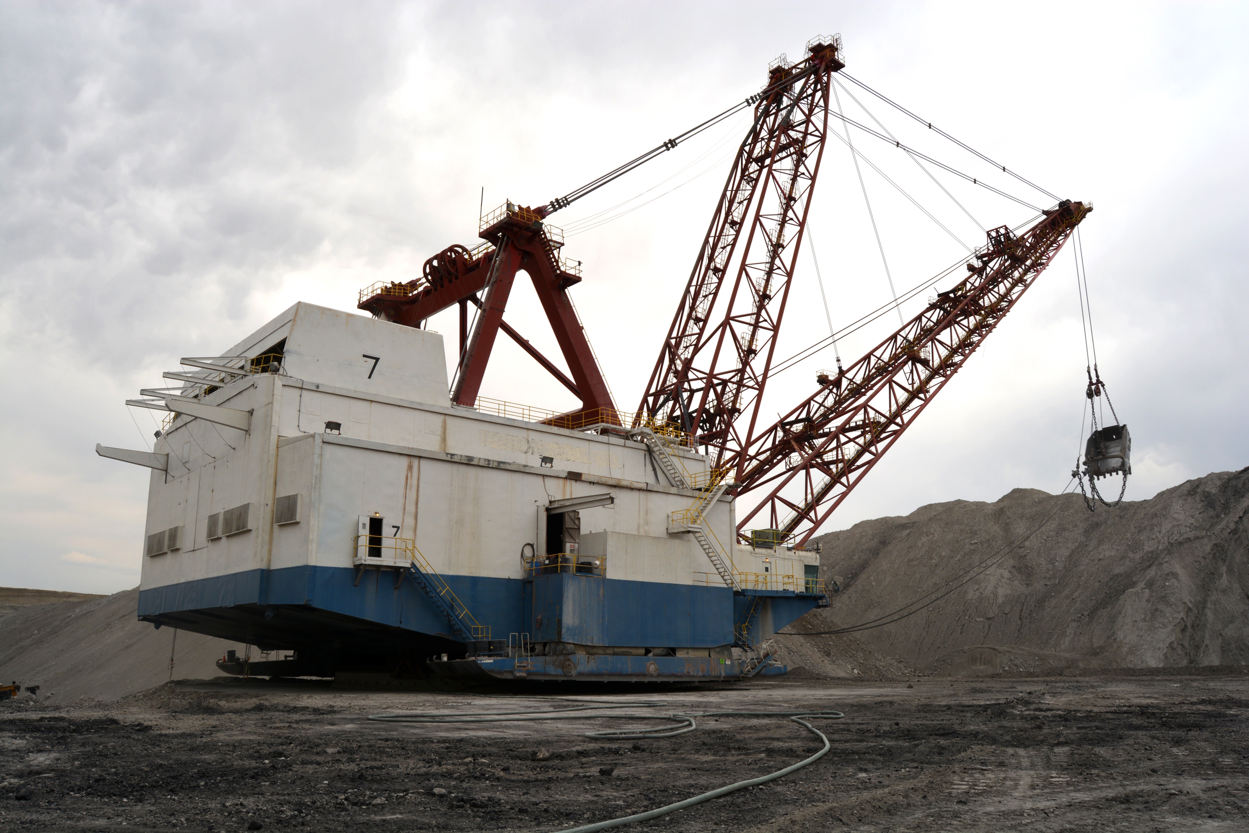 A view of a surface coal mine in the Powder River Basin. Credit: Bureau of Land Management Wyoming