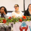 From left: Cindy Kobei, Aimee Roberson and Whitney Gravelle sit on a panel hosted by the Women’s Earth and Climate Action Network during the United Nations Permanent Forum on April 22 in New York. Credit: Katherine Quaid/WECAN
