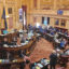 The Virginia House of Delegates gather during the reconvene session on April 2. Credit: Charles Paullin/Inside Climate News