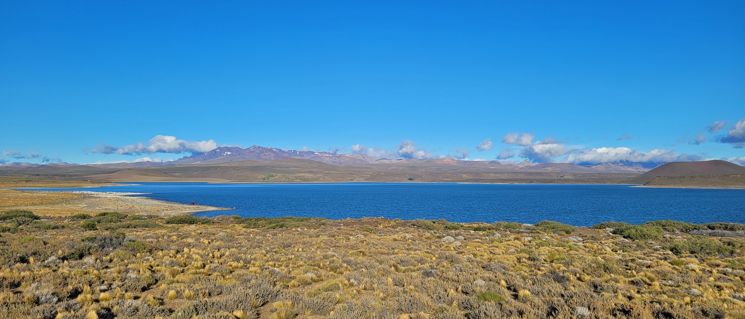 Laguna Blanca National Park is the site of pristine lakes, lush shrubbery and imposing mountains. Credit: Facundo Scordo