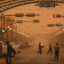 People cross the street during a dust storm on March 7 in downtown El Paso, Texas. Credit: Justin Hamel