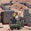 Construction workers build a cinder block foundation for a new house on July 2, 2020, in Santa Fe, N.M. Credit: Robert Alexander/Getty Images