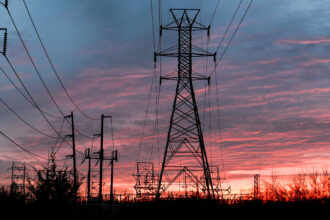 A view of transmission lines in Melville, N.Y. Credit: Steve Pfost/Newsday RM via Getty Images