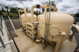 A PFAS water treatment plant is seen in Villa Park, Calif. Credit: Leonard Ortiz/MediaNews Group/Orange County Register via Getty Images