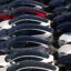 New cars sit parked at a Tesla dealership in Corte Madera, Calif. Credit: Justin Sullivan/Getty Images