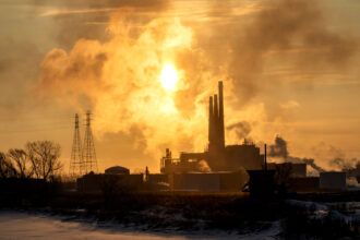 The coal-fired River Rouge power plant in Michigan was retired in 2021. Credit: Jim West/UCG/Universal Images Group via Getty Images