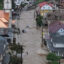 The Potomac River floods downtown Westernport, Md., after extreme rain on May 13. Credit: Ricky Carioti/The Washington Post via Getty Images