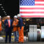 President Donald Trump tours U.S. Steel’s Irvin Works in West Mifflin, Pa., on Friday. Credit: Saul Loeb/AFP via Getty Images
