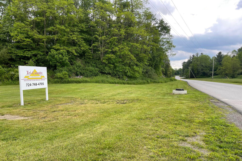 The entrance to the Tri-County Landfill. Credit: Courtesy of Jane Cleary