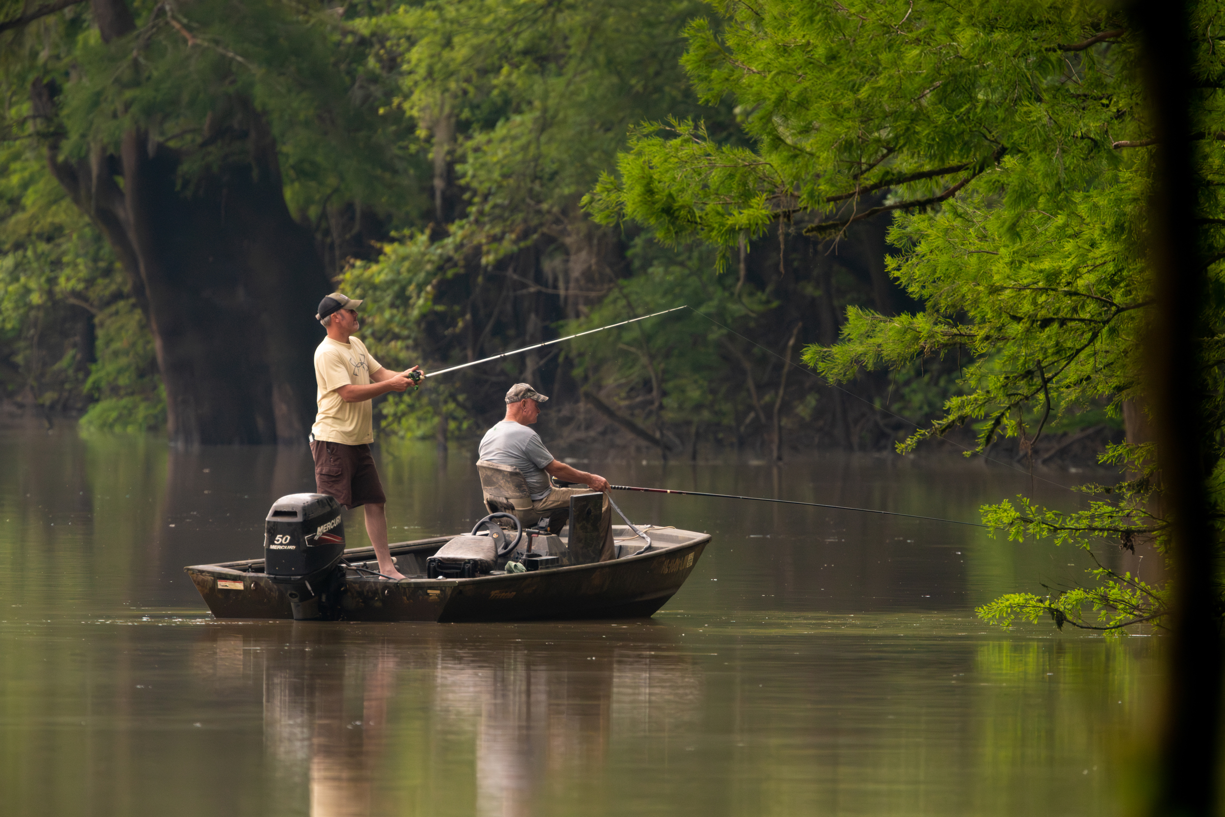 The preserve is difficult to access, but popular among fishermen in the area. Credit: Hunter Nichols/TNC