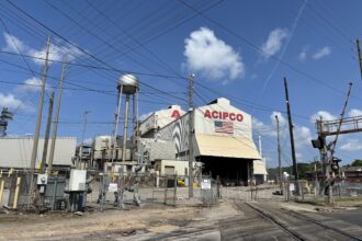 American Cast Iron Pipe (ACIPCO) was founded in Birmingham in 1905 and employs approximately 1,600 people at its Birmingham facilities. Credit: Dennis Pillion/Inside Climate News